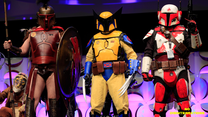Illustration for article titled So Many Mandalorian Mercs At Star Wars Celebration 2015